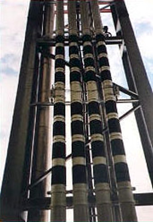 WEHA coils on industrial process pipes