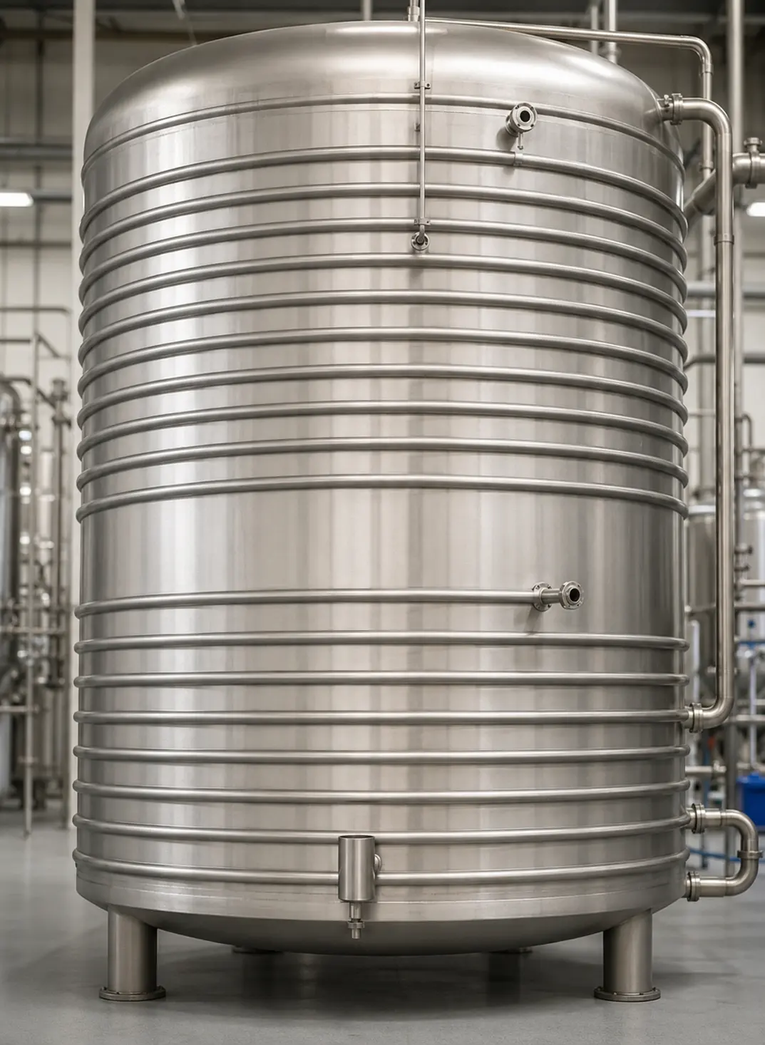 Industrial fermentation tank
